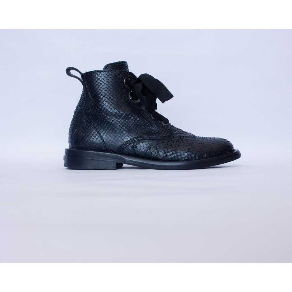 Zadig & Voltaire Laureen Roma leather biker boots - image 3