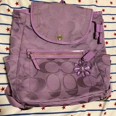 ◎Rare◎ COACH Nubuck BackPack Purple Coach | Bags | Coach Plum Purple Charlie Pebbled Leather