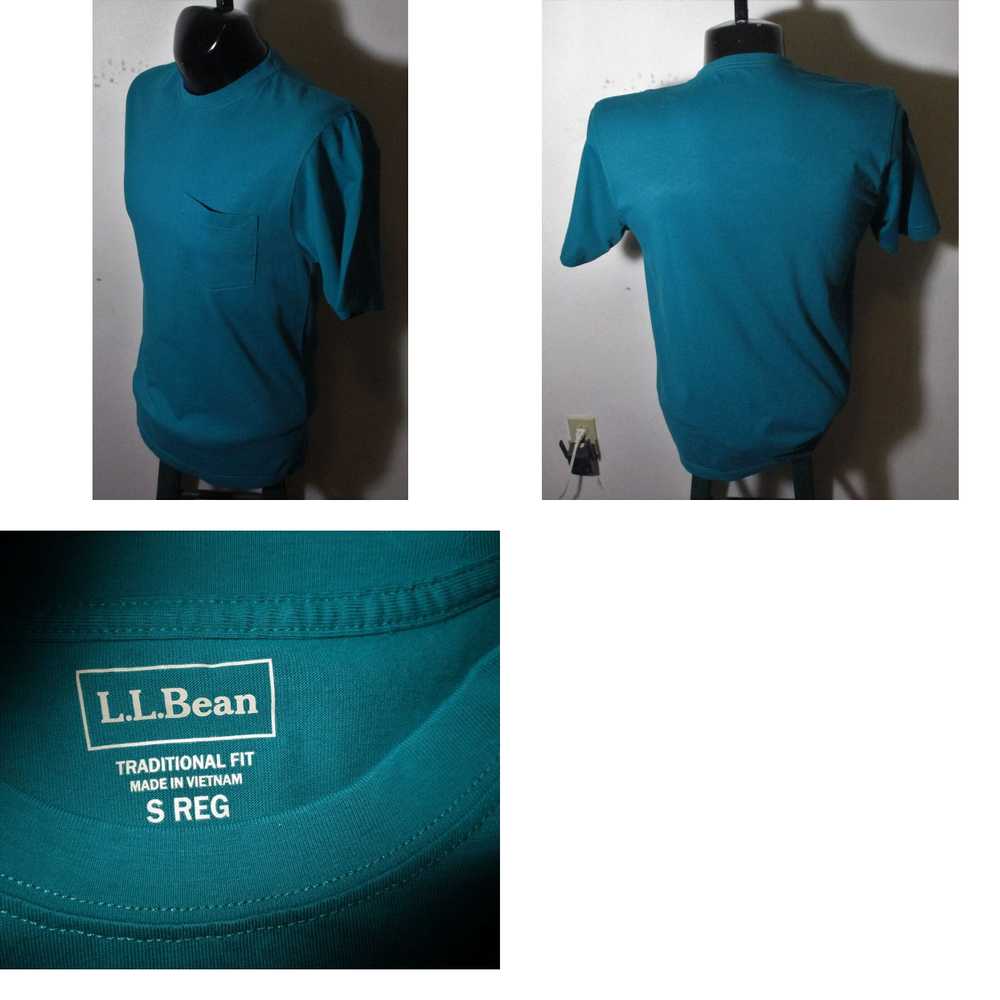 Vintage Men's L.L. BEAN Green Short Sleeve T-Shir… - image 4