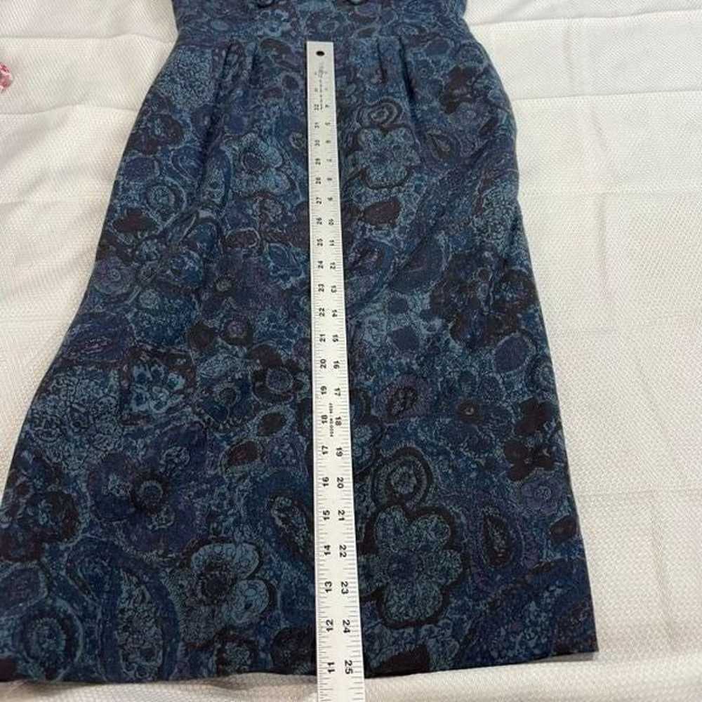 Vintage Donte Originals Blue Paisley Floral Secre… - image 11