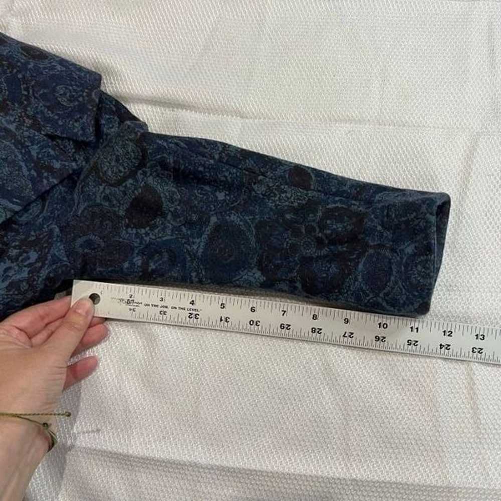 Vintage Donte Originals Blue Paisley Floral Secre… - image 7