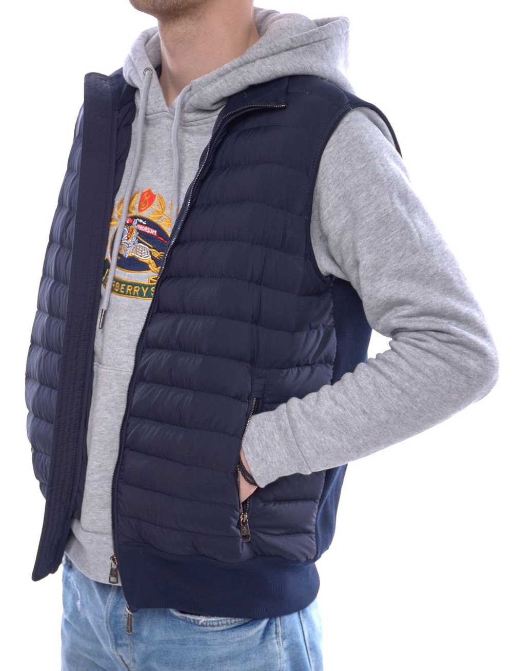 Moncler Moncler Down Navy Vest Gilet - image 1