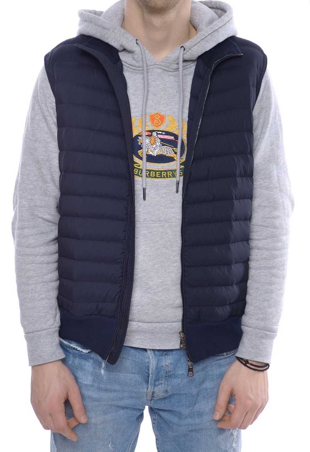 Moncler Moncler Down Navy Vest Gilet - image 2