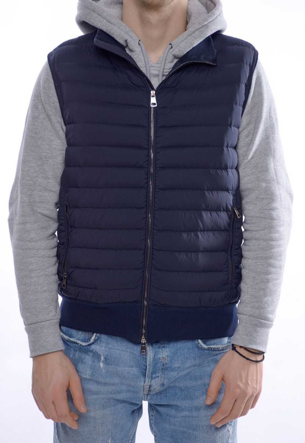 Moncler Moncler Down Navy Vest Gilet - image 3