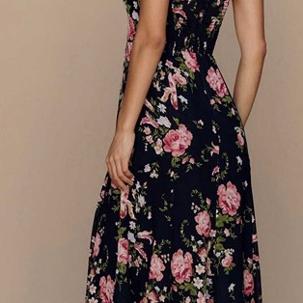 Floral Print Midi Dress - image 2