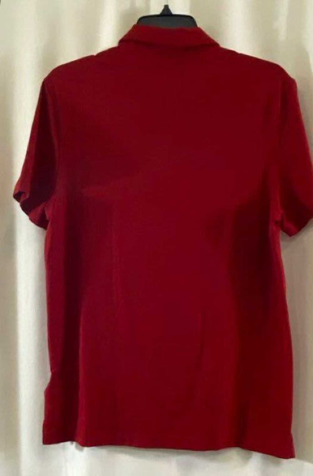 NWT Michael Kors Mens Ruby Red Short Sleeve Colla… - image 2