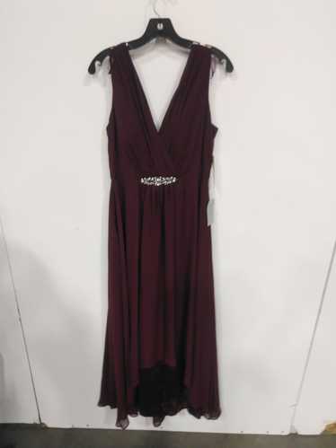 Eliza J Embellished High Low Chiffon Dress Size 12