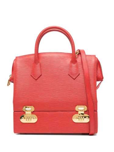 Fendi Pre-Owned 90's Red Epi Leather Top Handle Cr