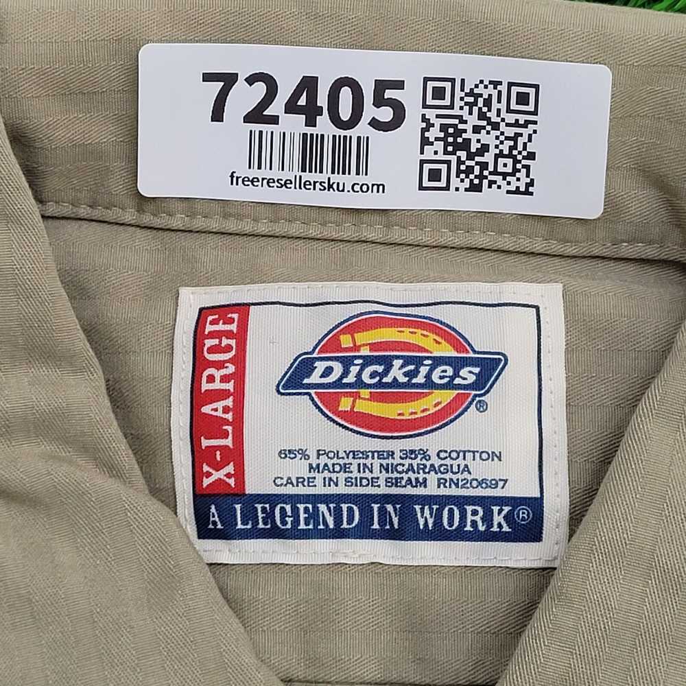 Dickies DICKIES Button Shirt XL 26x32 Beige - image 6