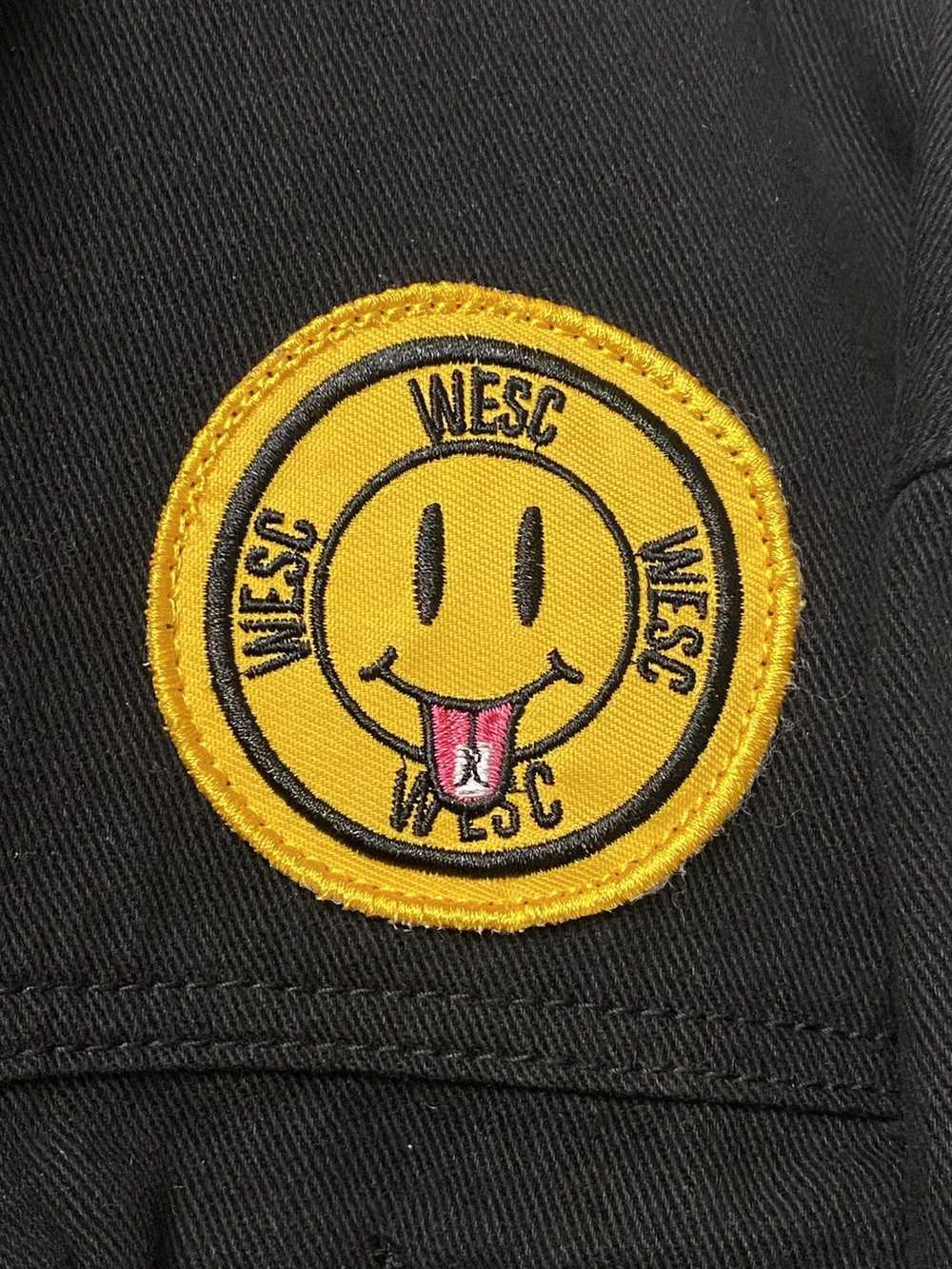 Streetwear × Wesc WESC Smiley Face Acid Denim Jac… - image 3