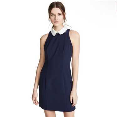 Black Halo navy blue Nicole Sleeveless Dress size… - image 1