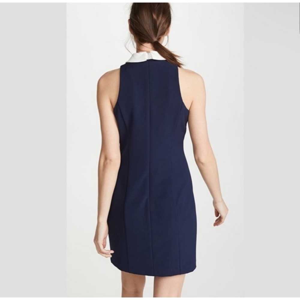 Black Halo navy blue Nicole Sleeveless Dress size… - image 3