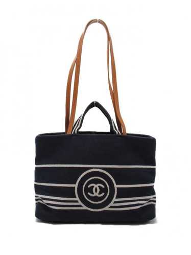 CHANEL Pre-Owned 2014-2015 large CC denim tote bag