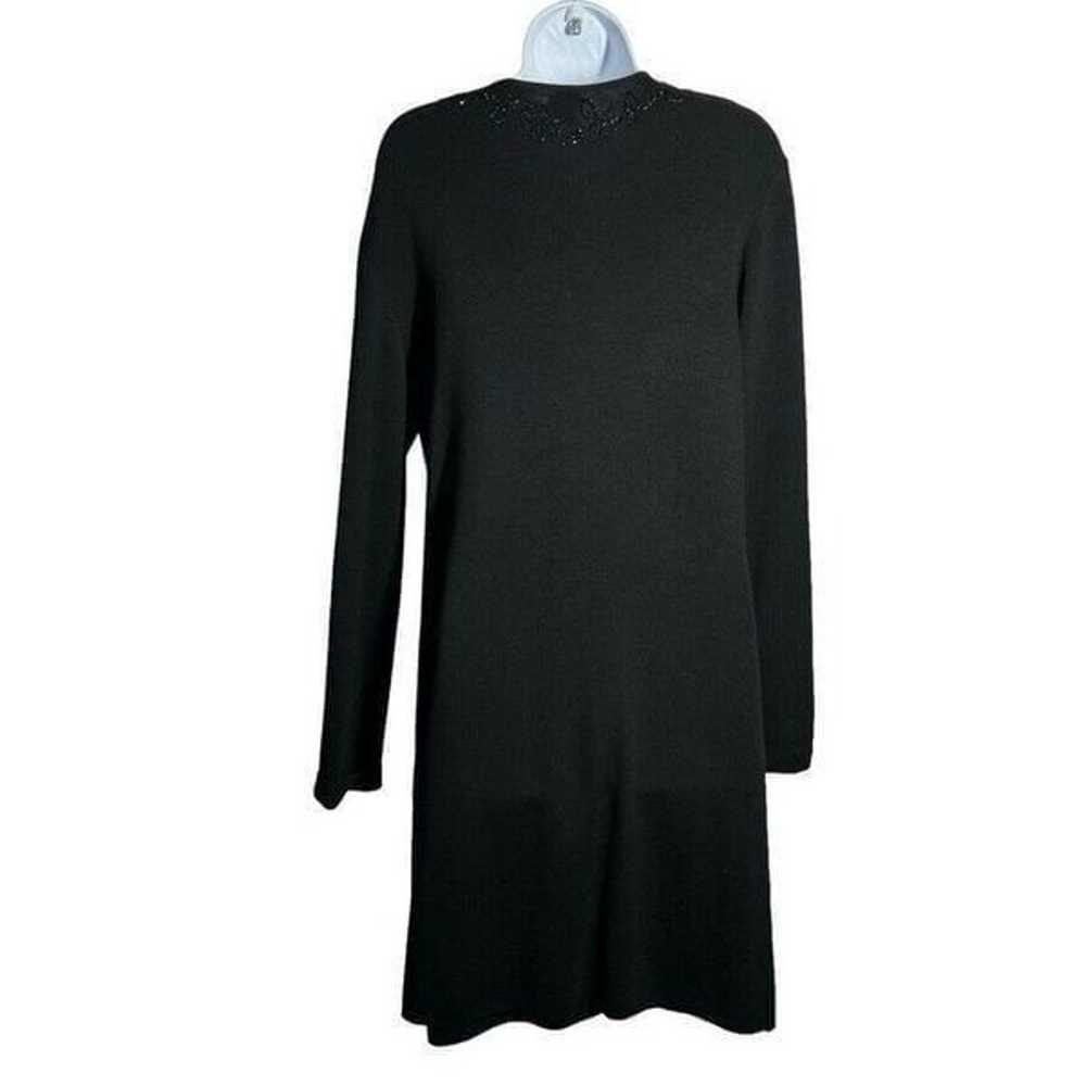 Vintage Donna Karan DKNY black sweater dress & Du… - image 7