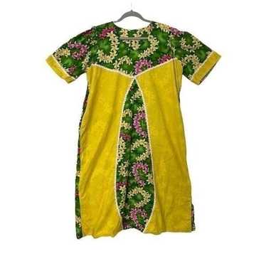 Handmade Floral  Mrs. Roper Vintage Mumu | Size XL - image 1