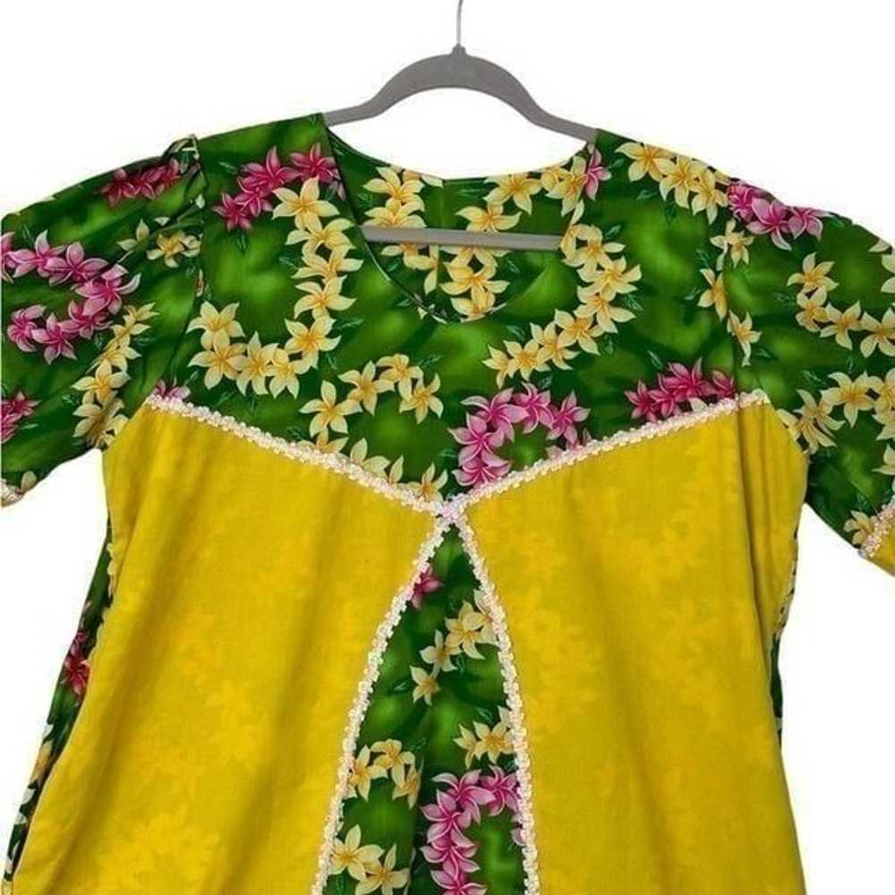 Handmade Floral  Mrs. Roper Vintage Mumu | Size XL - image 3