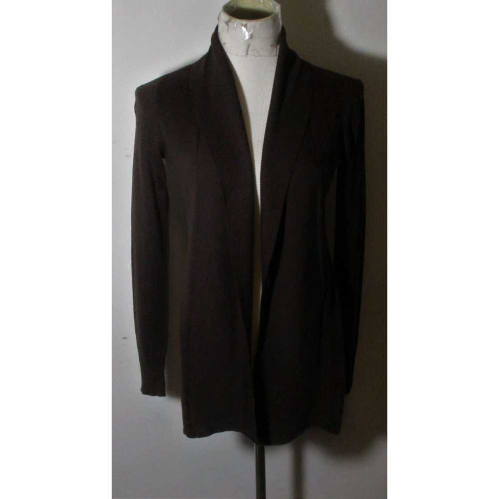 Vintage Women's CHARTER CLUB Brown 100% Merino Wo… - image 1