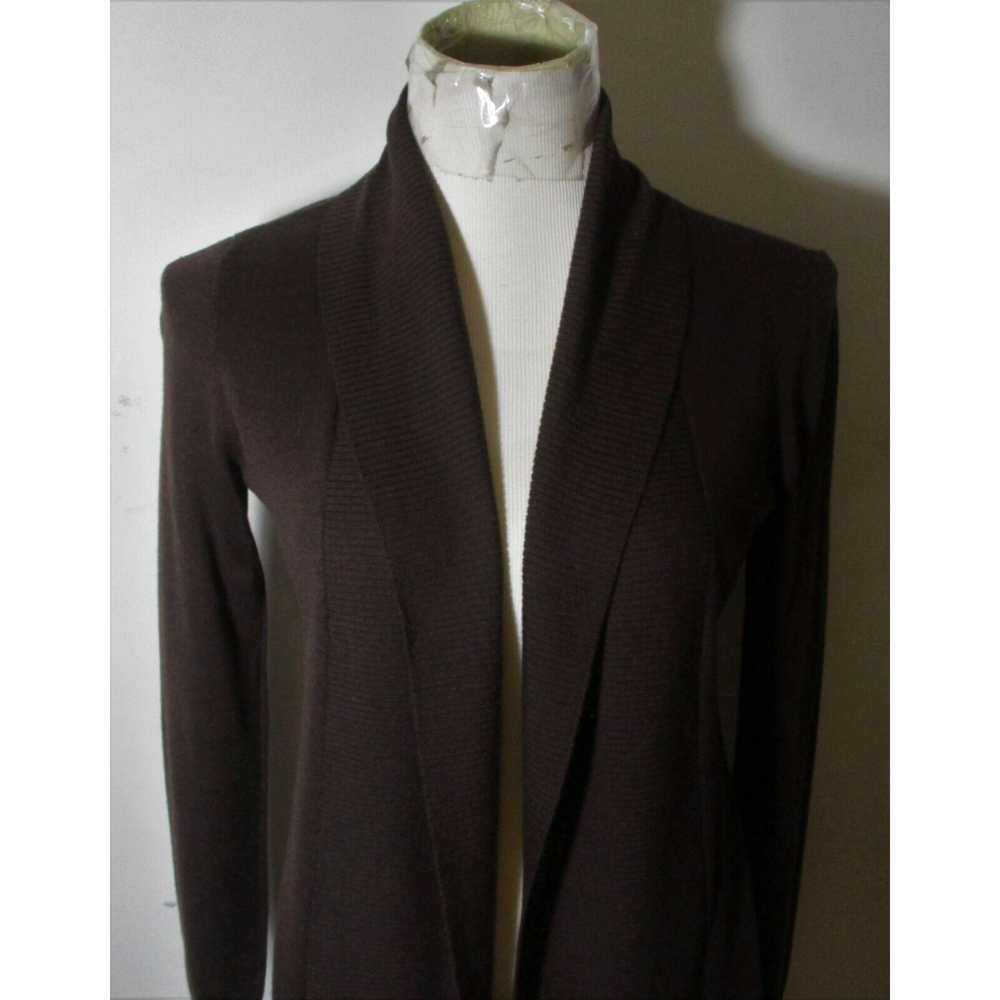 Vintage Women's CHARTER CLUB Brown 100% Merino Wo… - image 2