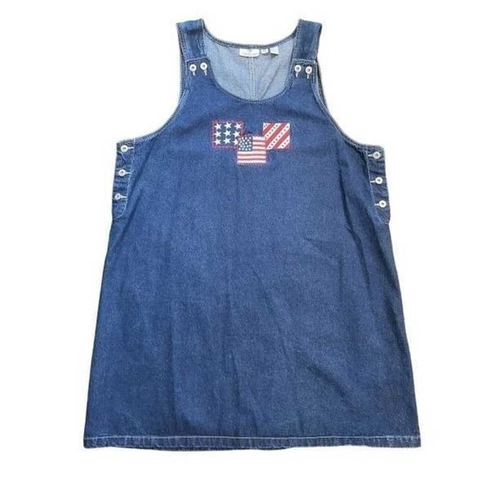 Sunshine Apparel Dress Women's 3X Denim Jumper Am… - image 1