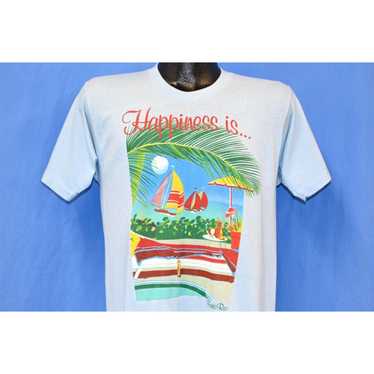 Vintage vintage 80s HAPPINESS IS PUERTO RICO SAIL… - image 1