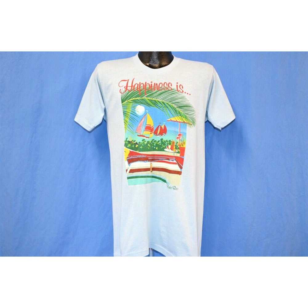 Vintage vintage 80s HAPPINESS IS PUERTO RICO SAIL… - image 2