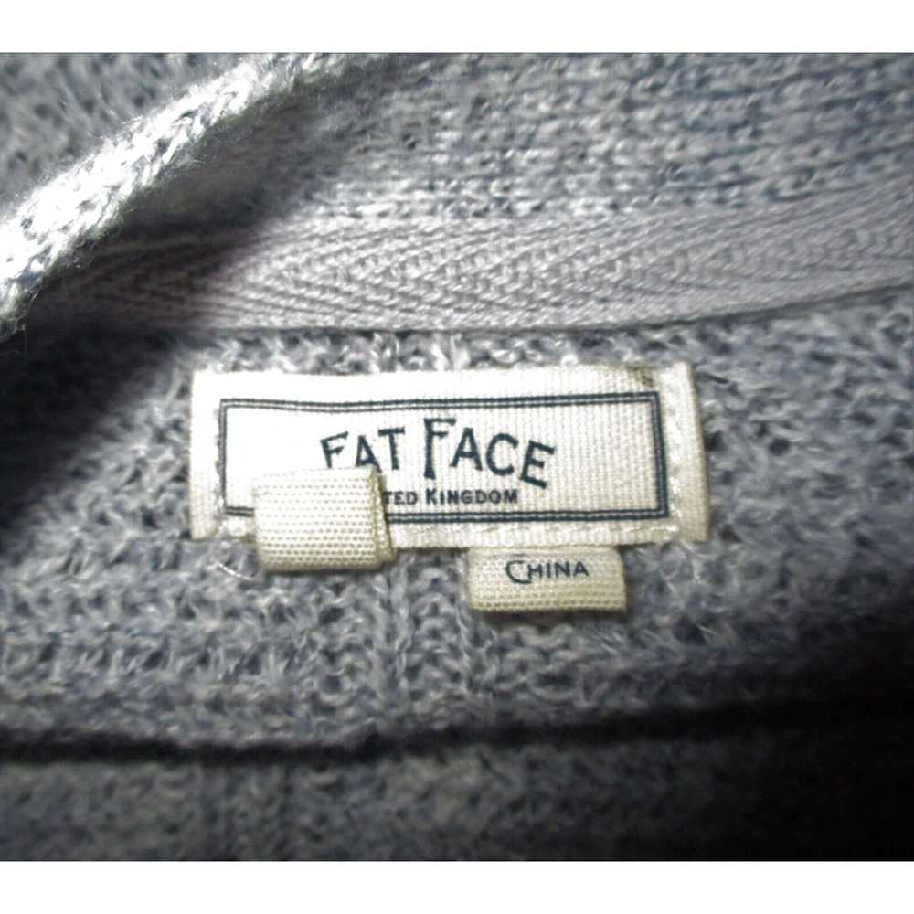 Vintage Women's FAT FACE Blue Long Sleeve Cardiga… - image 6