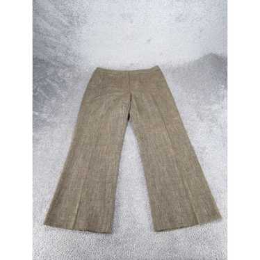 Blend Lafayette 148 Pants Womens 12 Brown Wool Bl… - image 1