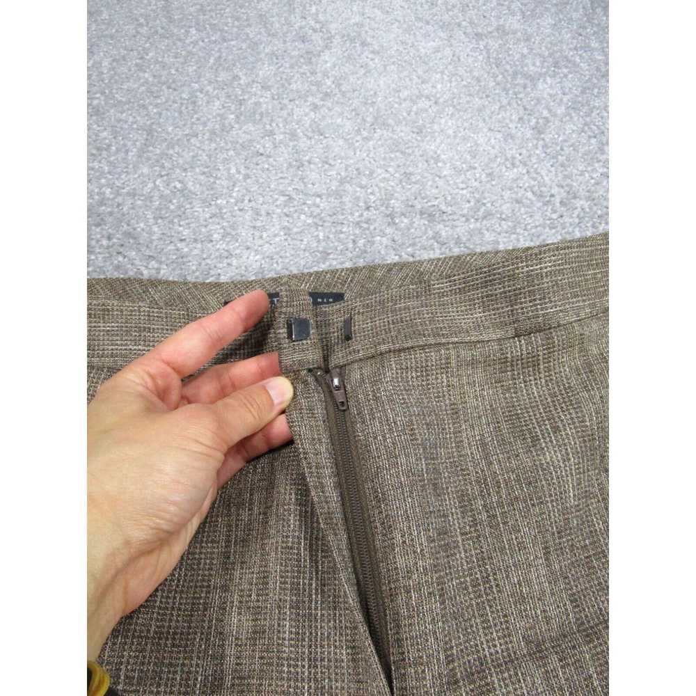 Blend Lafayette 148 Pants Womens 12 Brown Wool Bl… - image 3