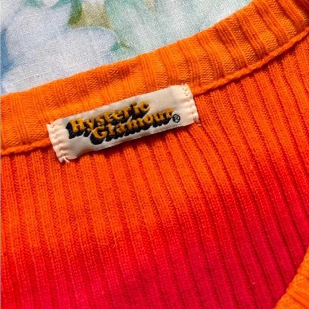 - rare hysteric glamour rainbow knit & silver wom… - image 3