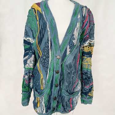 Vintage Coogi multicolor cardigan - image 1