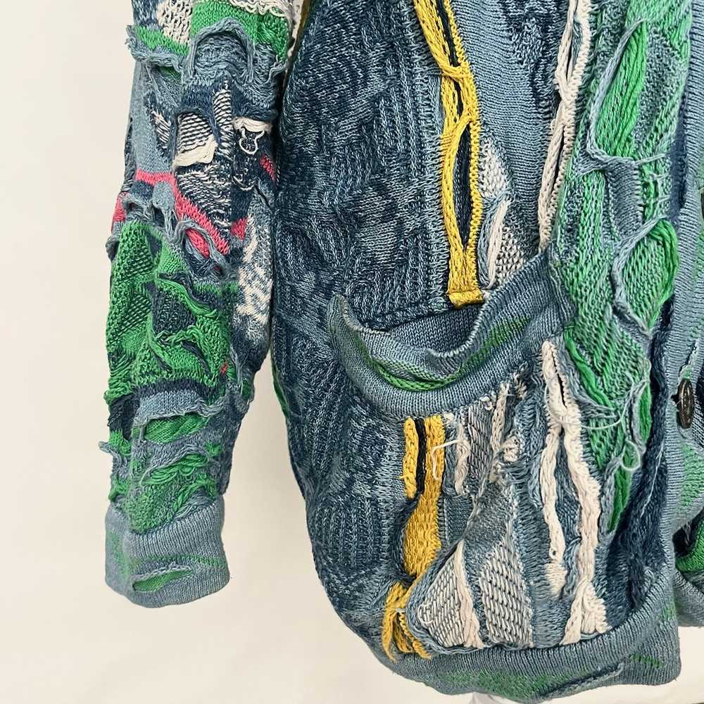 Vintage Coogi multicolor cardigan - image 4