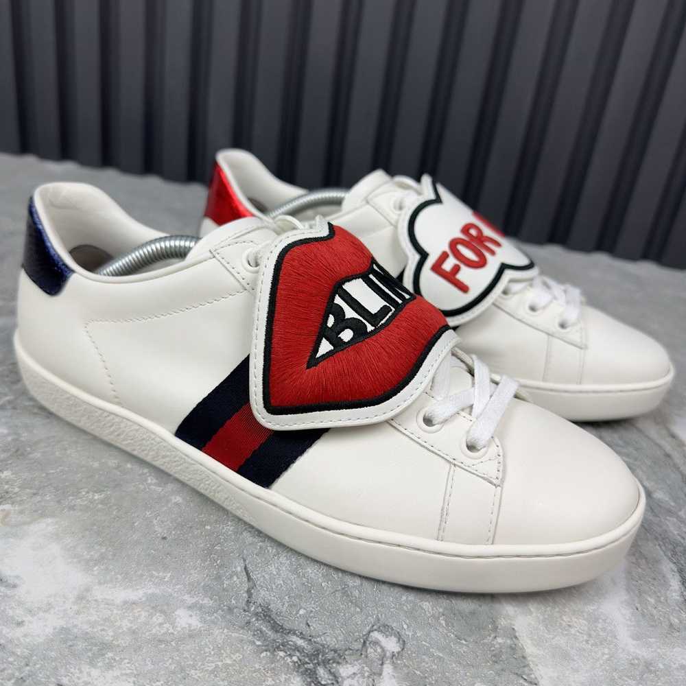 Gucci Gucci Ace Sneakers Blind For Love Patch Web… - image 6