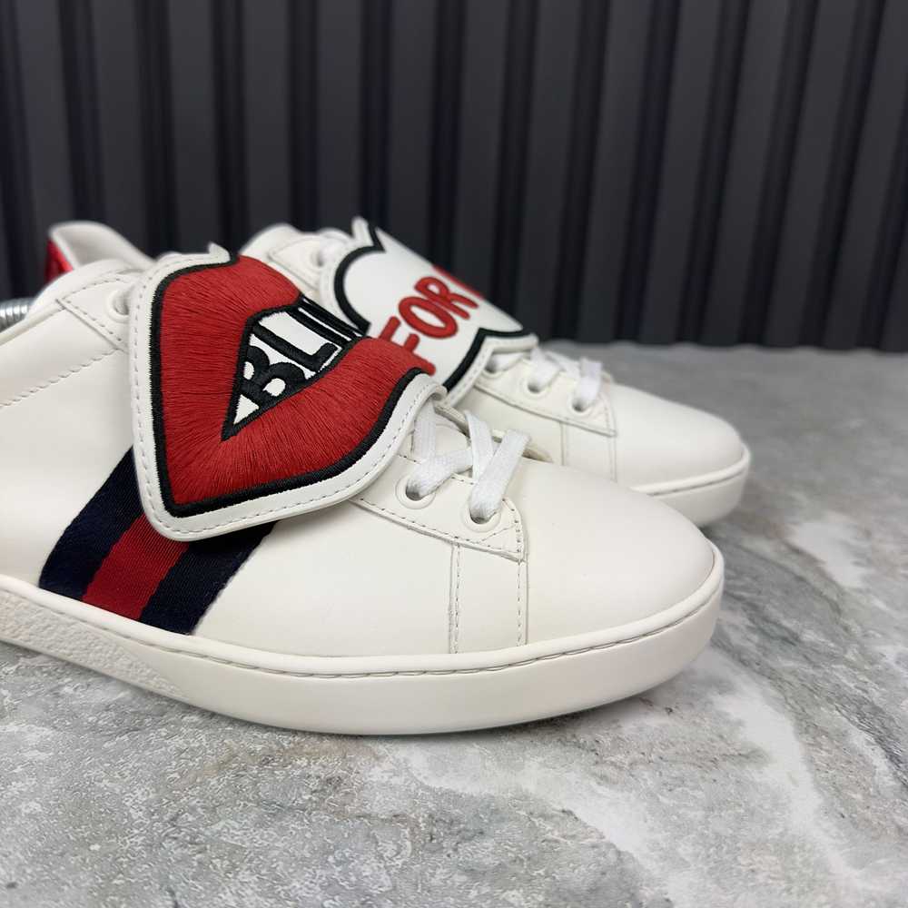 Gucci Gucci Ace Sneakers Blind For Love Patch Web… - image 8