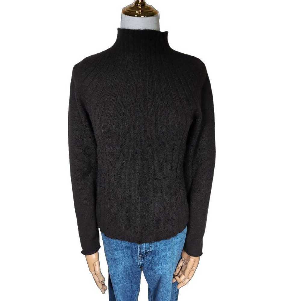 【PRIMAKUA】Knit Long Sleeve High Neck Brown Angora… - image 3