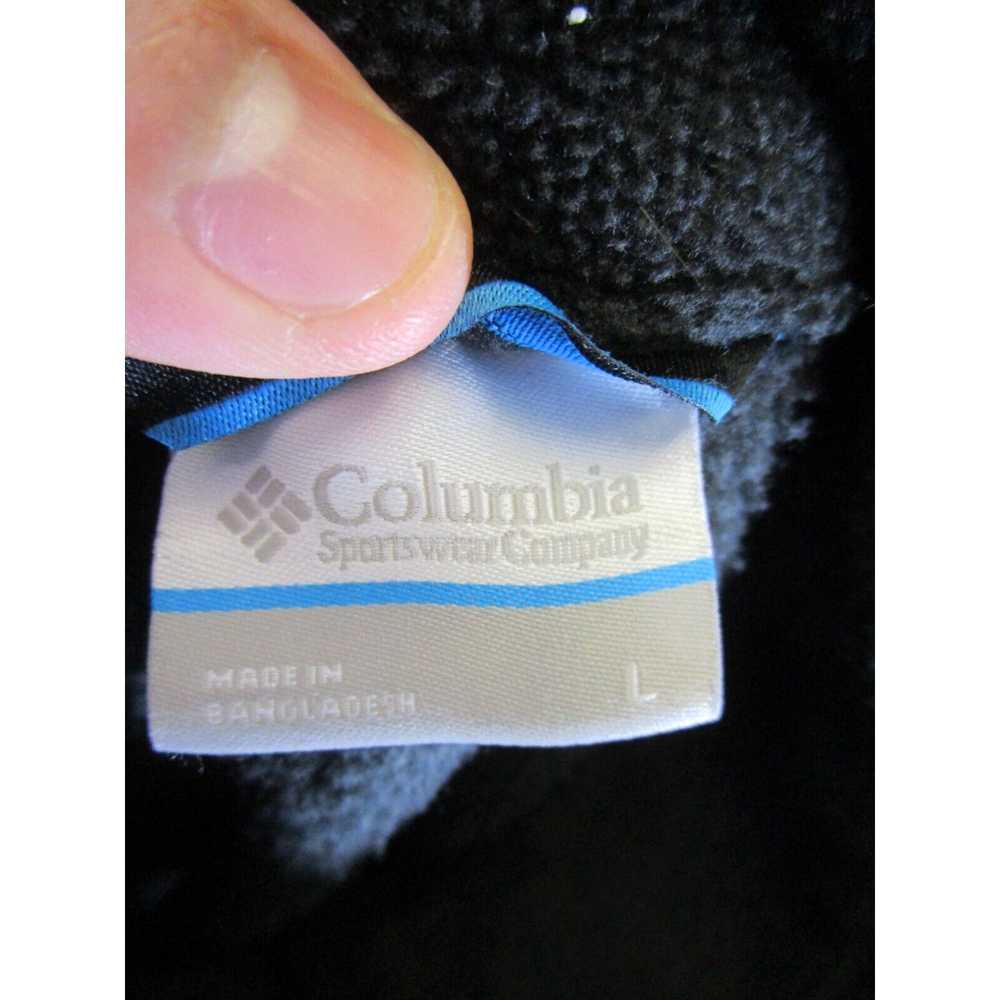 Vintage Columbia Jacket Mens Large Black Fleece O… - image 6