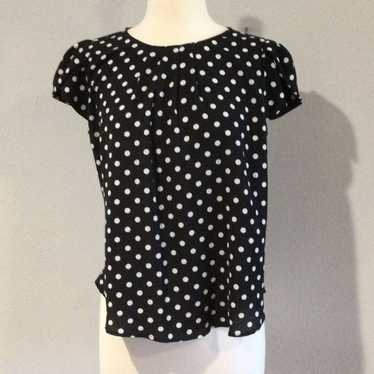 Other Sal Michel Black w/White Polka-dots Key Hole