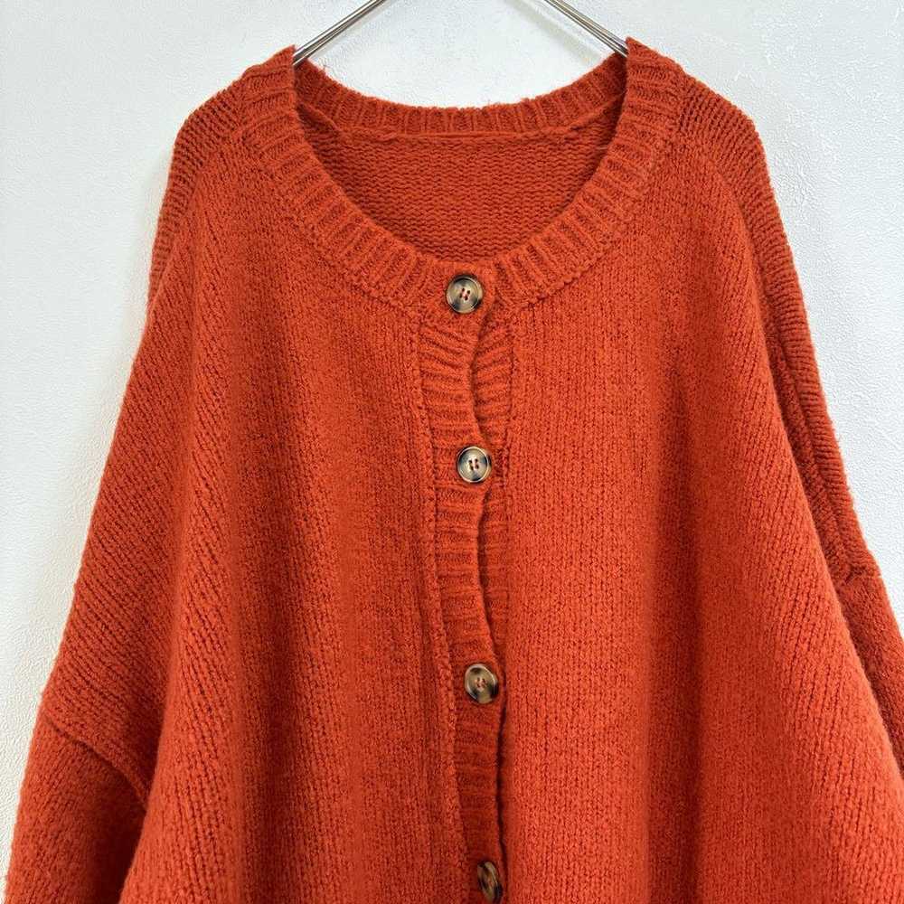 Classical Elf [M] Knit Cardigan Long Sleeve Orang… - image 5