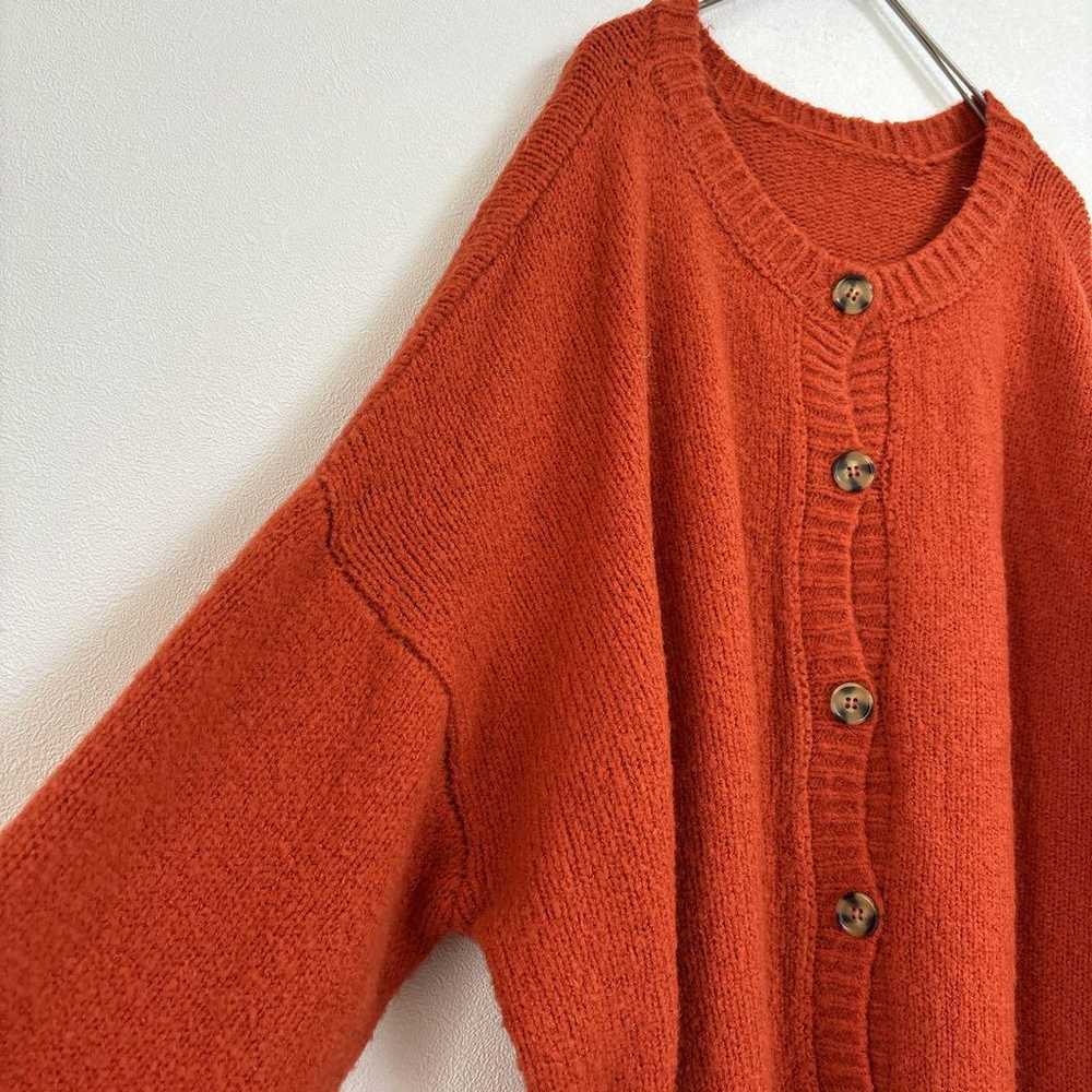 Classical Elf [M] Knit Cardigan Long Sleeve Orang… - image 8