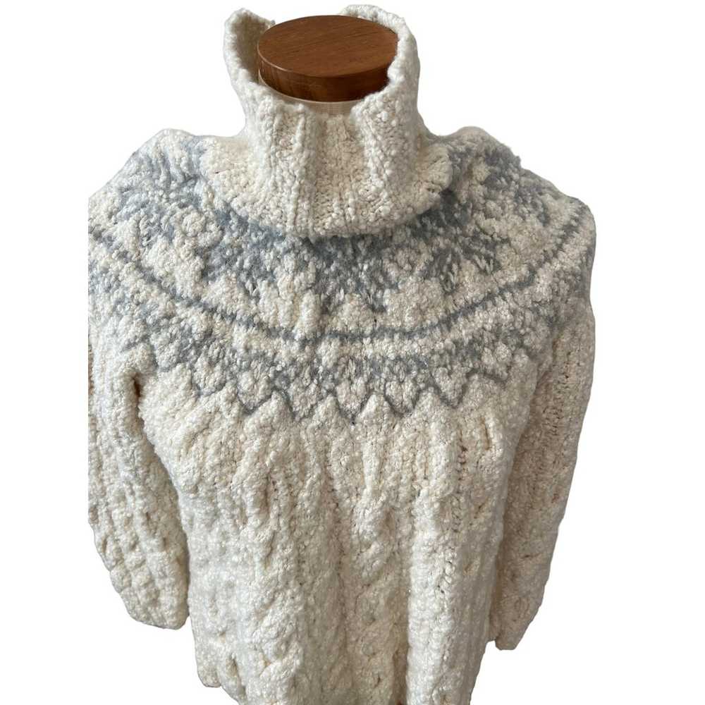 Vintage Jones New York Hand Knit fair isle sweate… - image 2