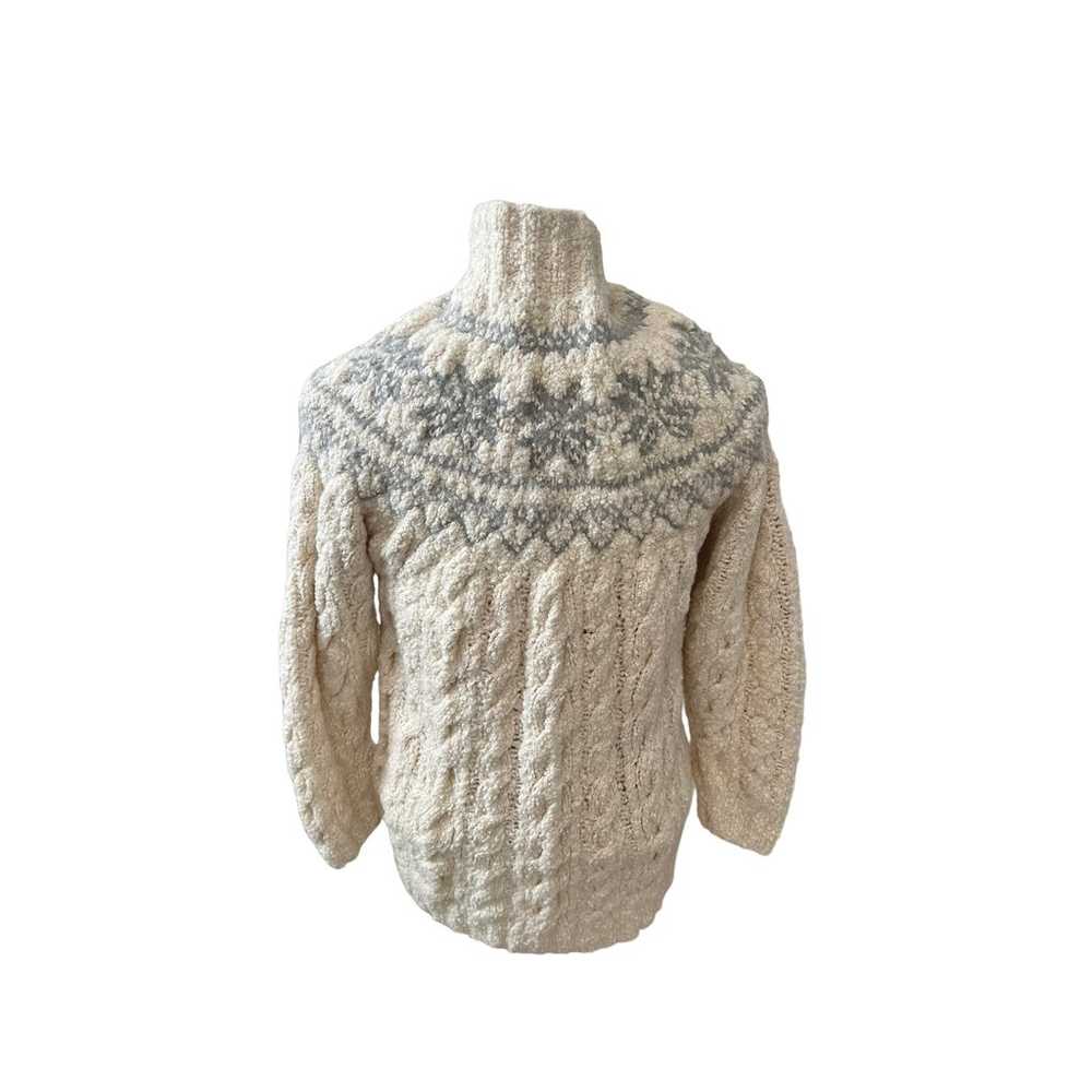 Vintage Jones New York Hand Knit fair isle sweate… - image 3