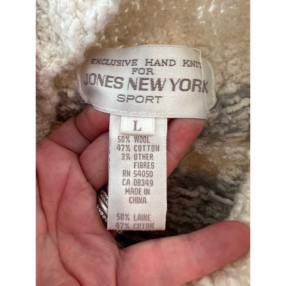 Vintage Jones New York Hand Knit fair isle sweate… - image 5