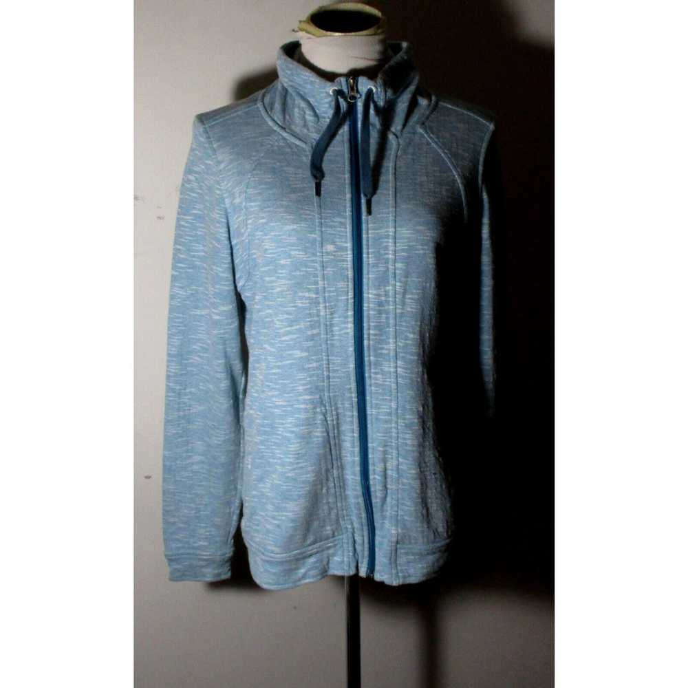 Vintage Women's REI Blue Full Zip Mock Neck Athle… - image 1