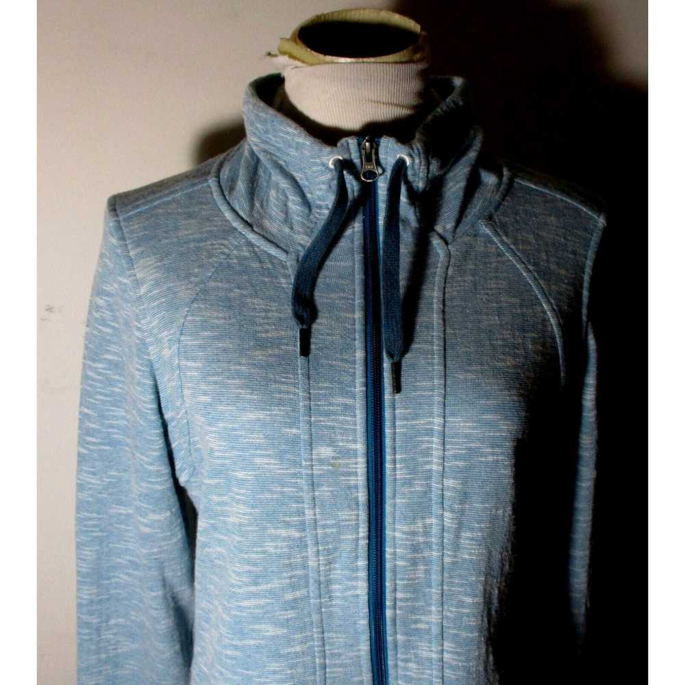 Vintage Women's REI Blue Full Zip Mock Neck Athle… - image 2