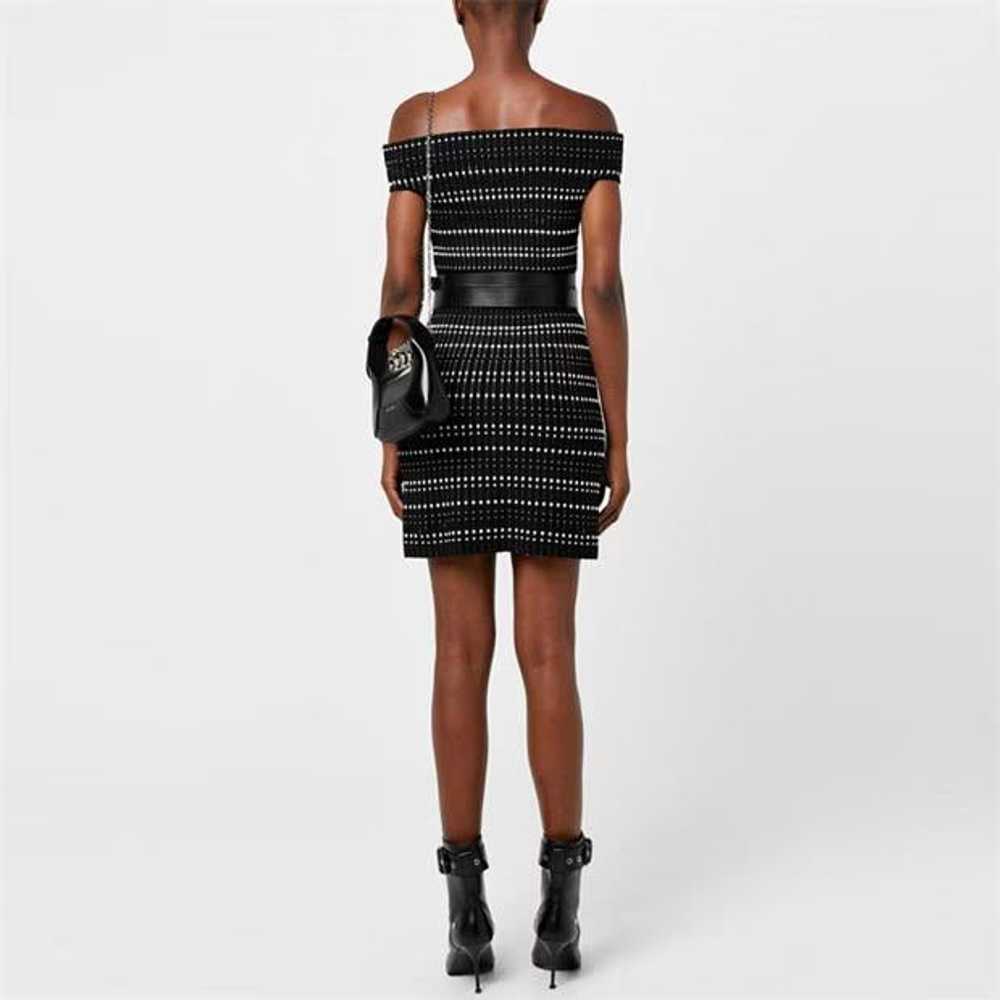 Alexander McQueen o1g2r1mq0824 Off Shoulder Knitt… - image 5