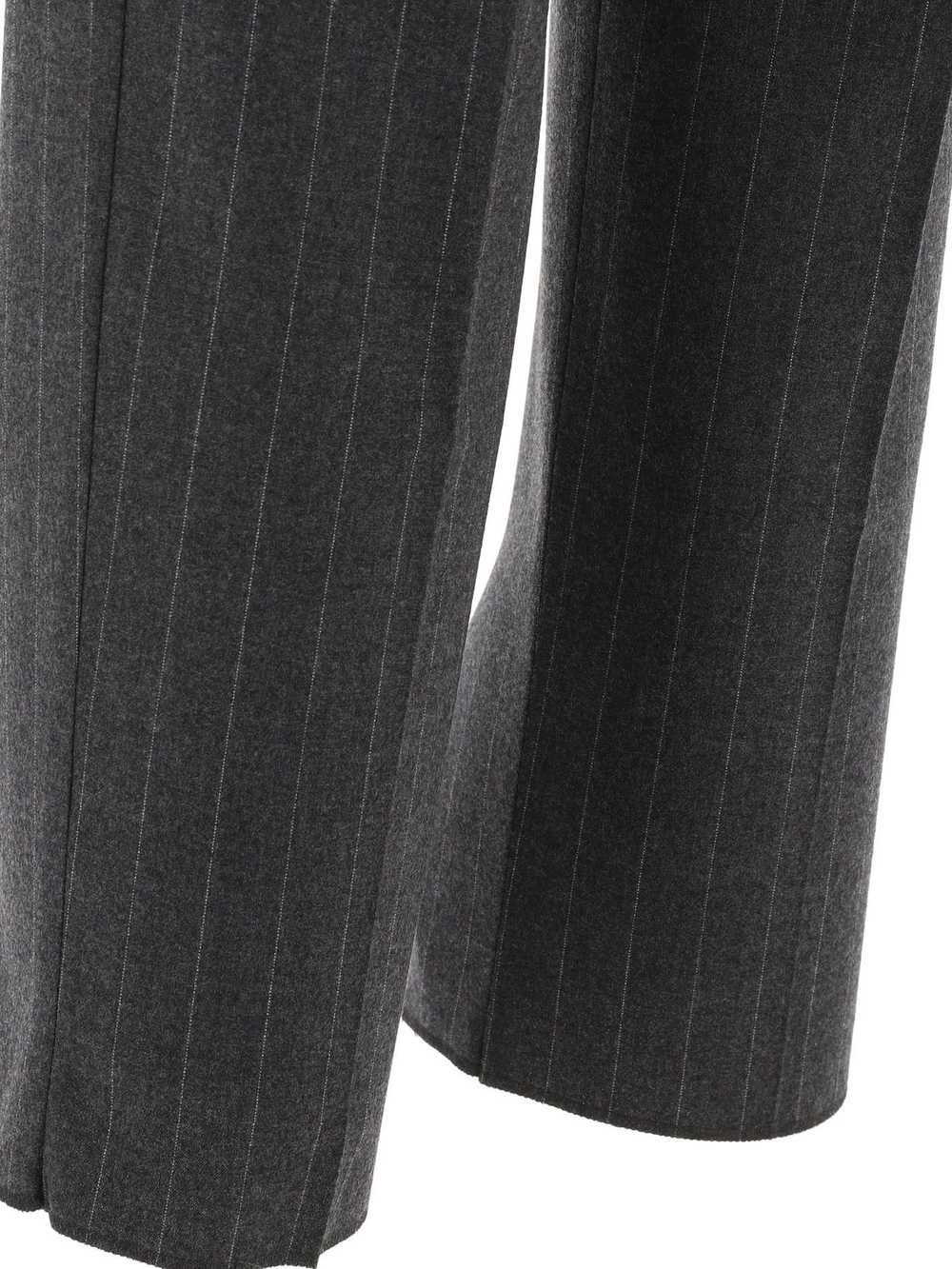 Max Mara Max Mara Cashmere Pinstriped Trousers - image 4