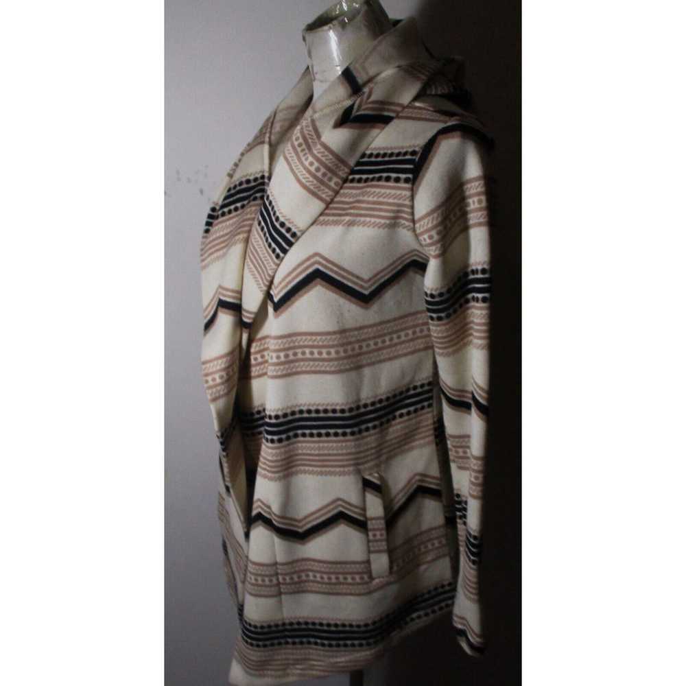 Vintage Women's MAURICES Tan Tunic Hooded Cardiga… - image 4