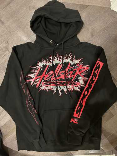 HELLSTAR *RARE Hellstar sports gel hoodie red blac