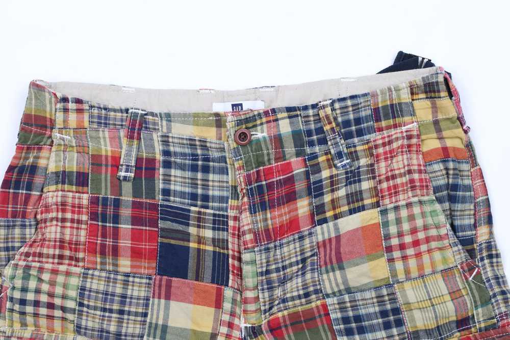 Gap × Vintage Vintage Gap India Madras Plaid Patc… - image 2