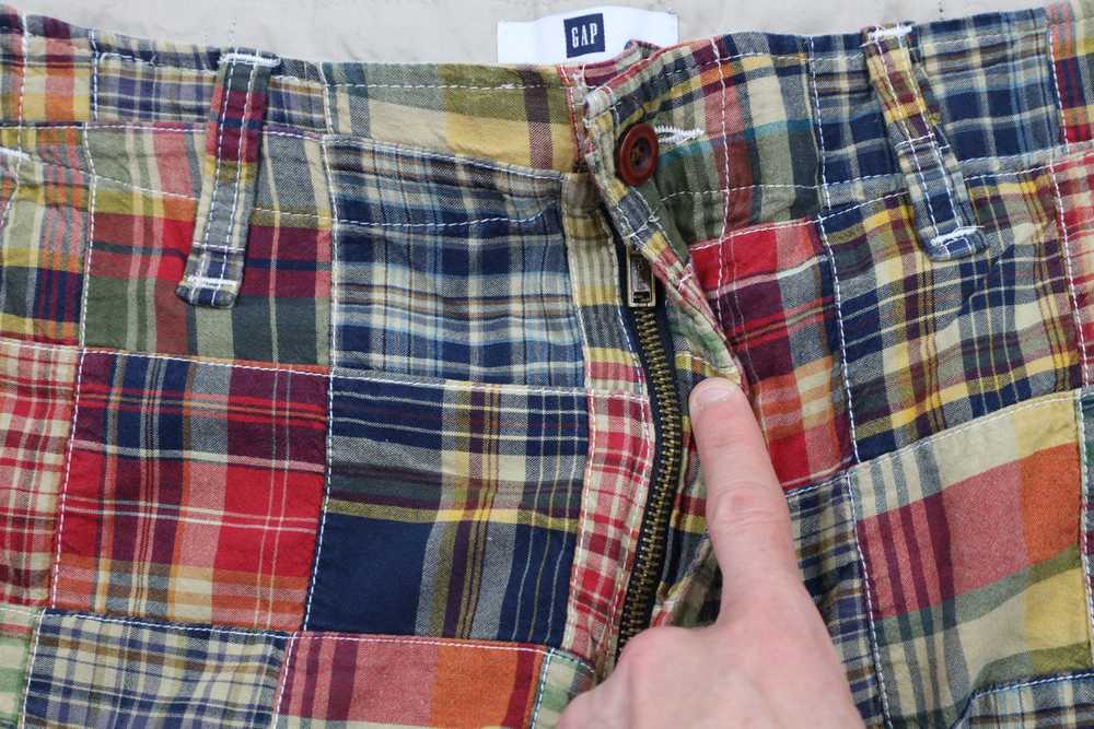 Gap × Vintage Vintage Gap India Madras Plaid Patc… - image 6