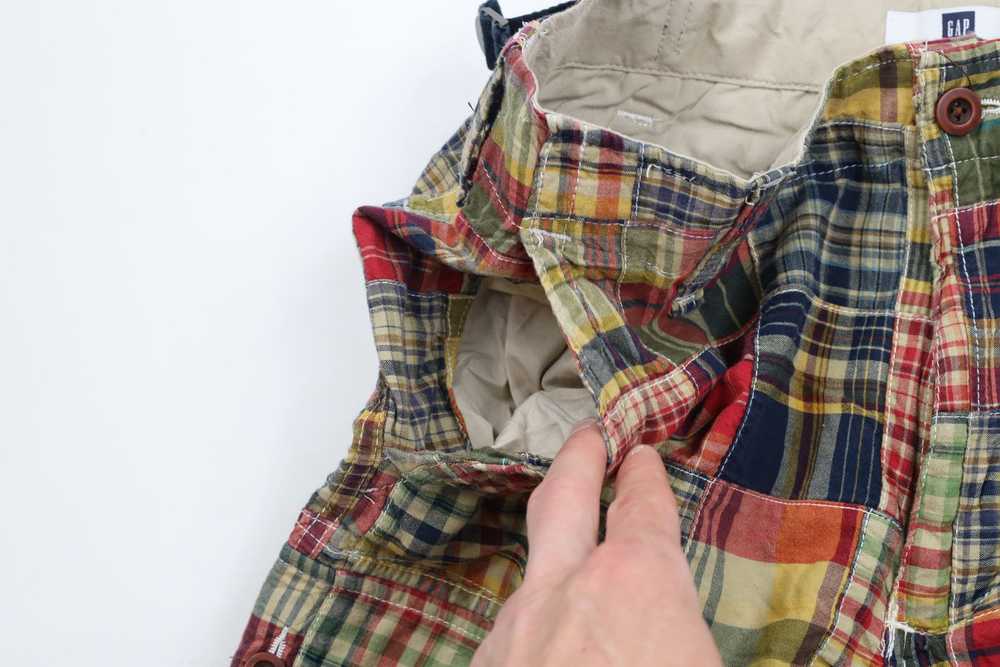 Gap × Vintage Vintage Gap India Madras Plaid Patc… - image 7